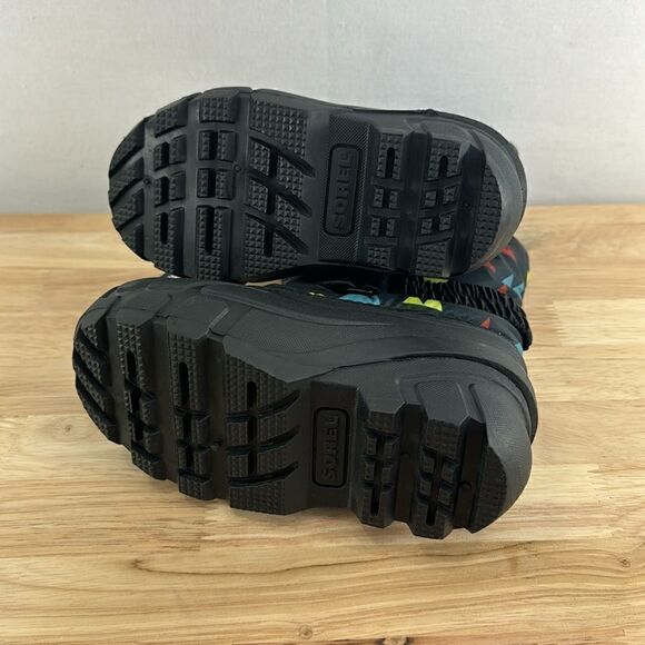 Sorel Childrens Flurry Snow Boot- Black, Print- Size 9- NIB - Picture 6 of 8